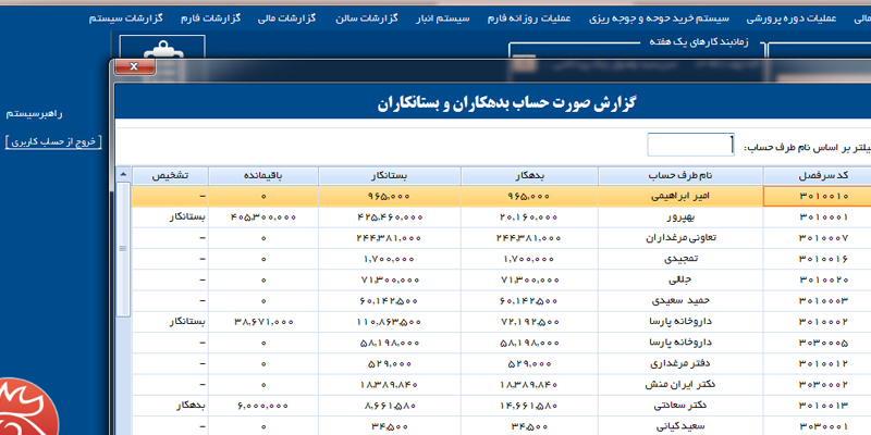 نرم افزار مرغداری